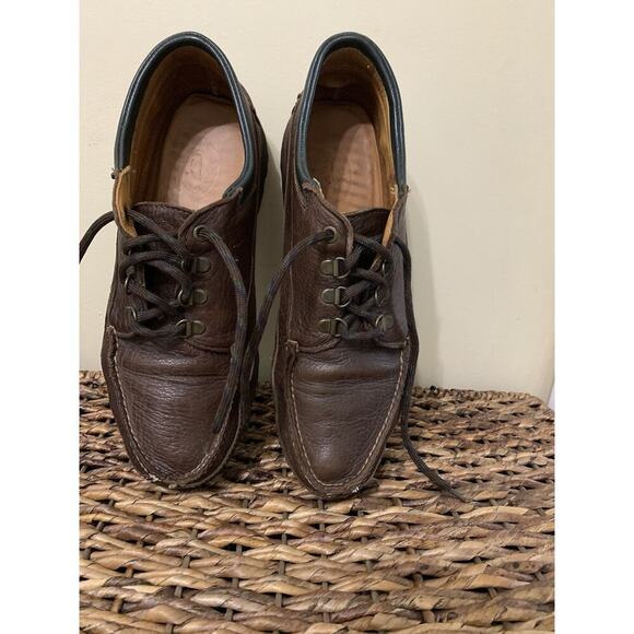 HS Trask Genuine Handsew Made In Indonesia Moccasin Men’s Brown Shoes main image 5